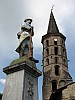 v_Sentein_statue_church_tower