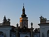 Mikulov_tower_statues
